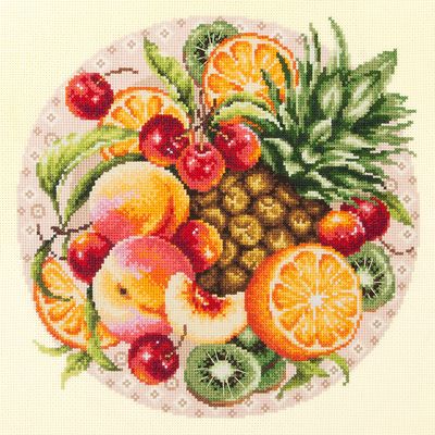 Exotic fruits by Magic Needle 2018 Food Counted cross stitch kit