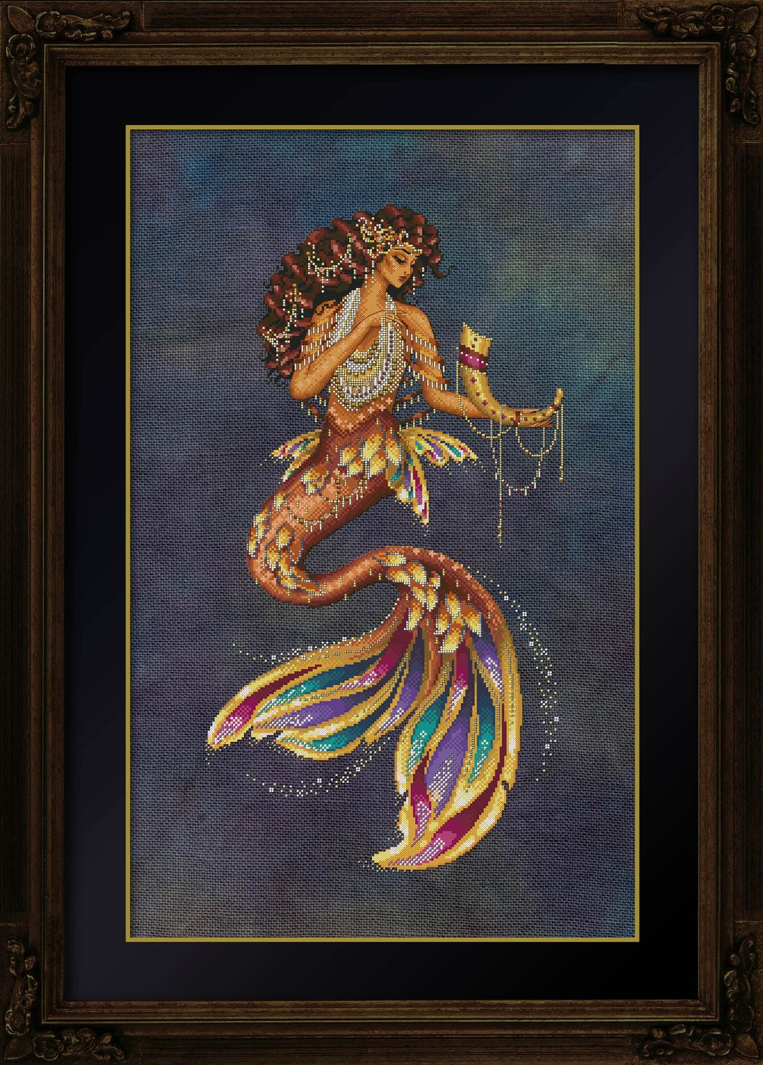 Urduja by Bella Filipina Designs 2023 Counted cross stitch Pattern, Beads set and Set of Threads