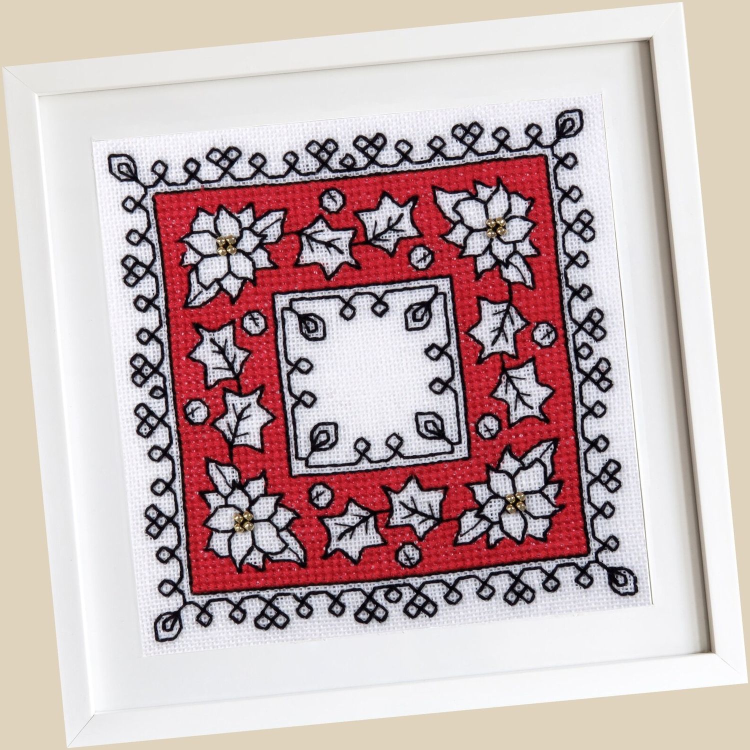 Assisi Holly &amp; Poinsettia by Faby Reilly Designs 2024 Counted Cross Stitch pattern Intermediate Level