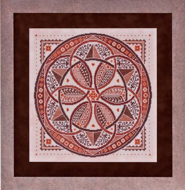 Tiramisu by Glendon Place 2013 A-Maze-ing Desserts Collection Cross stitch pattern, Sulky Thread Pack, Embellishment Pack