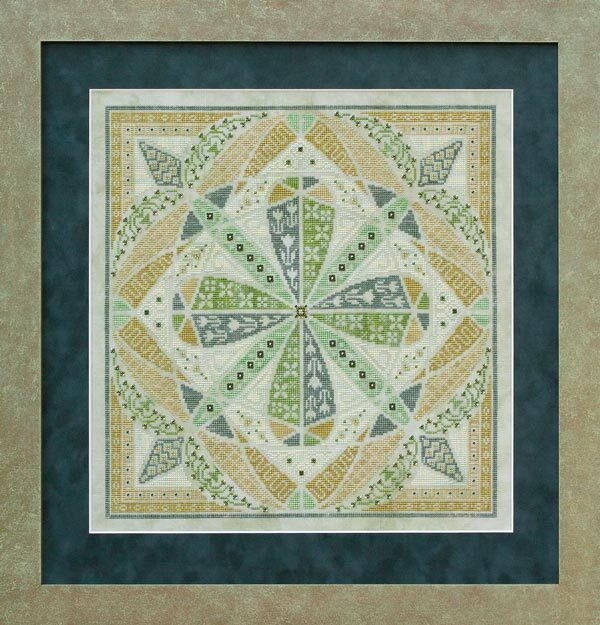 Grasshopper Pie by Glendon Place 2012 A-Maze-ing Desserts Collection Cross stitch pattern, Sulky Thread, Embellishment Pack