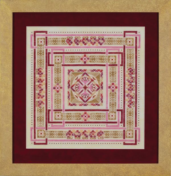 Strawberry Shortcake by Glendon Place 2012 A-Maze-ing Desserts Collection Cross stitch pattern, Sulky Thread Pack, Embellishment Pack
