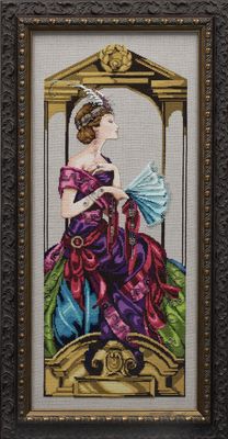 Venetian Opulence by Mirabilia Designs 2008 Counted cross stitch pattern, Embellishment Pack