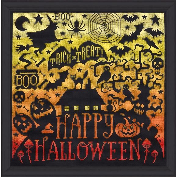 Happy Halloween by Design Works 2025 Halloween Counted Cross Stitch kit