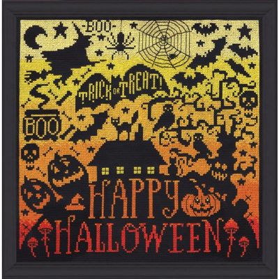 Happy Halloween by Design Works 2025 Halloween Counted Cross Stitch kit