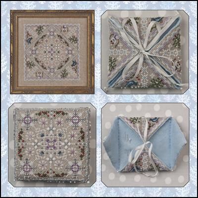 Winter in the Meadow by Just Nan 2017 Cross stitch pattern and Embellishment Pack