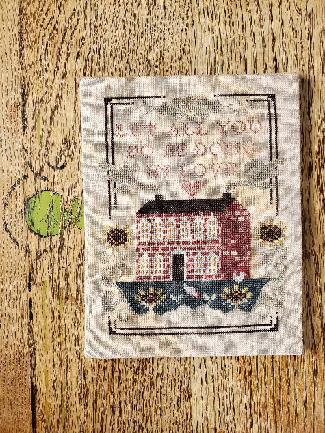 Be Done in Love by The Artsy Housewife 2023 Primitive cross stich pattern
