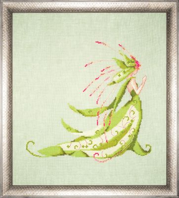 Praying Mantis by Nora Corbett 2022 Fluttering Fashion Collection Cross stitch pattern, embellishment pack