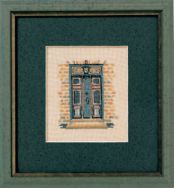 Blue door (Blå port) by Oehlenschläger OOE-Design Counted Cross Stitch kit
