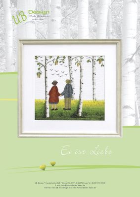 Es ist Liebe (It's Love) by UB-Design (Germany) Counted cross-stitch pattern