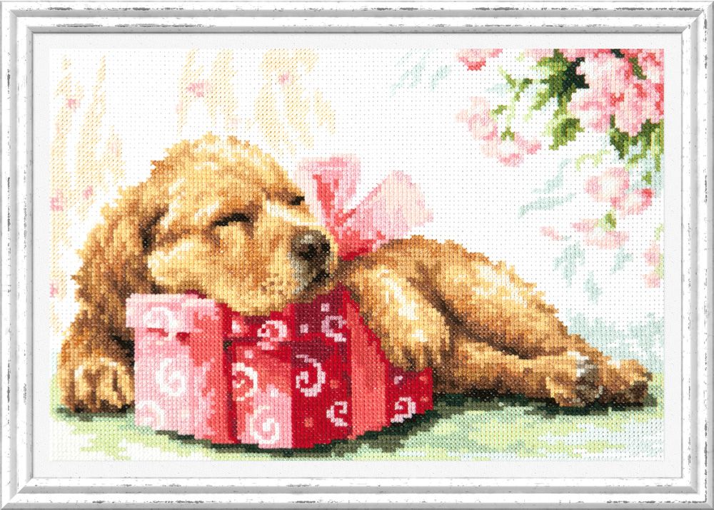 Guarding your gift by Magic Needle 2017 Counted cross stitch kit