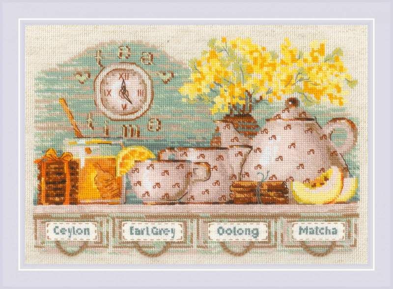 Tea Time by Riolis 2019 Counted cross stitch kit