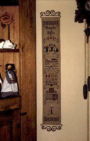 Simple Gifts by Told in a Garden Designer Marilyn Leavitt-Imblum Counted cross stitch pattern