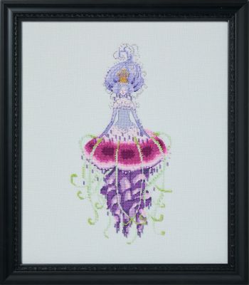 Miss Jellyfish by Nora Corbett 2026 Daughters of the Wild Collection Cross stitch pattern, Embellishment Pack