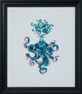 Miss Octopus by Nora Corbett 2026 Daughters of the Wild Collection Cross stitch pattern, Embellishment Pack