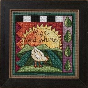 Rise and Shine by Mill Hill 2012 Everyday Series Sticks Collection Beaded cross stitch embroidery kit