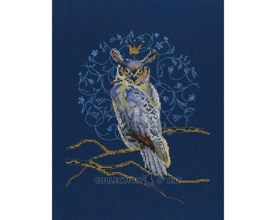 King eagle-owl by RTO FairyTales Collection Mystic design Сounted Cross Stitch Kit