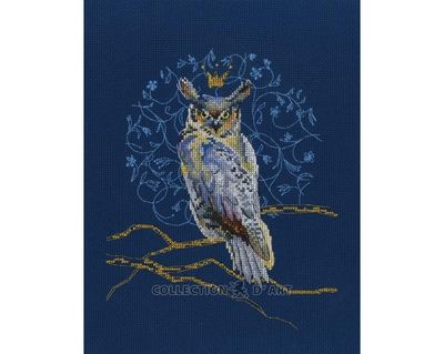 King eagle-owl by RTO FairyTales Collection Mystic design Сounted Cross Stitch Kit