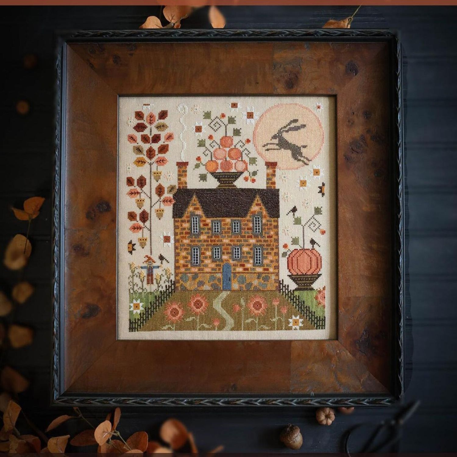Autumn Moon by Plum Street Samplers 2025 Counted Cross Stitch Pattern