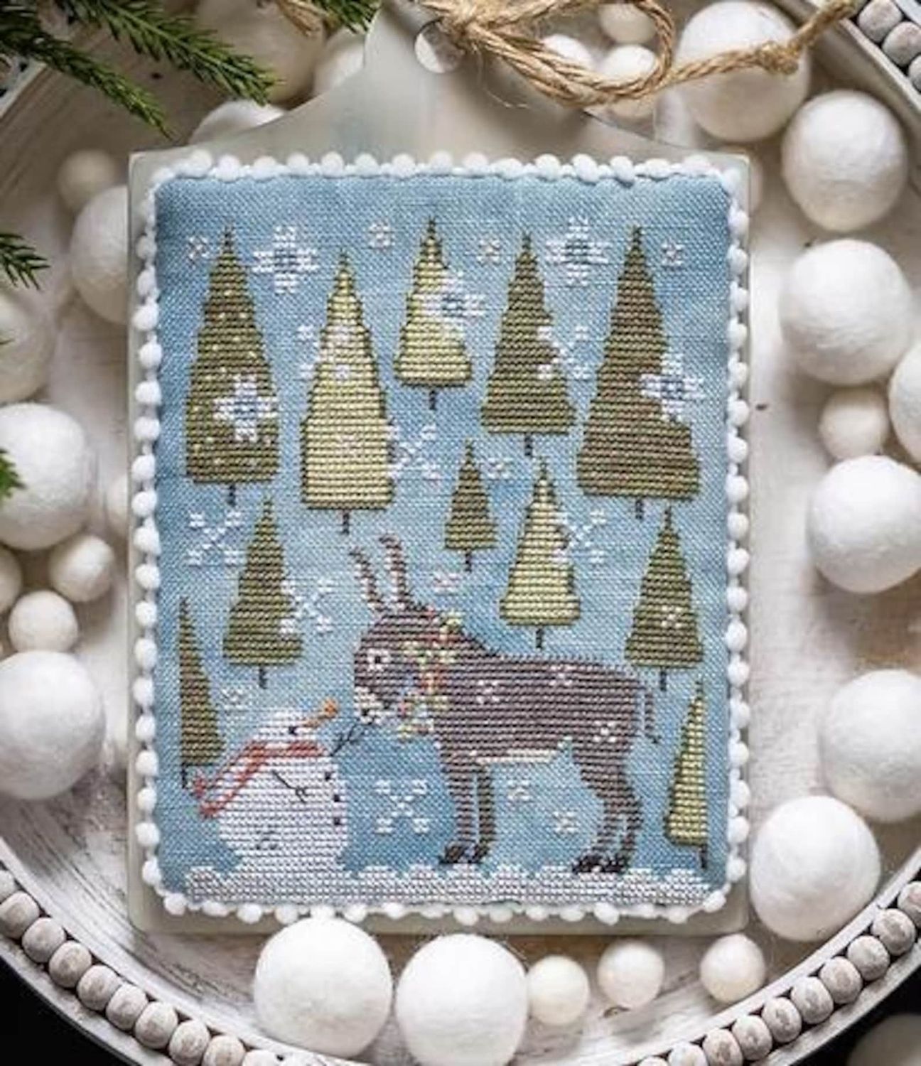 All Is Calm by Plum Street Samplers 2024 Counted Cross Stitch Pattern