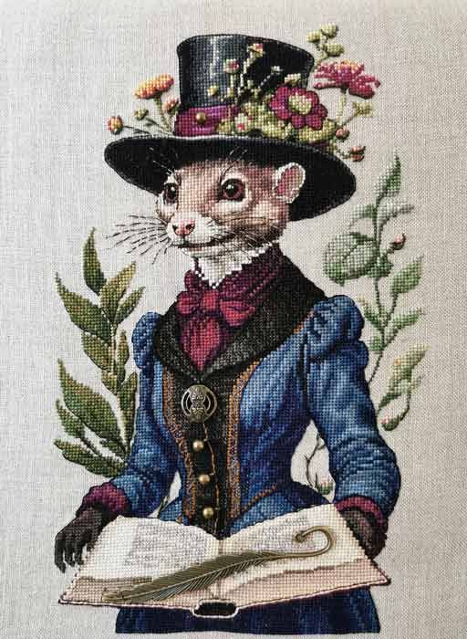 Griselda by Nimue 2026 Designer Annaïck Chauvel Counted cross stitch Kit or Pattern