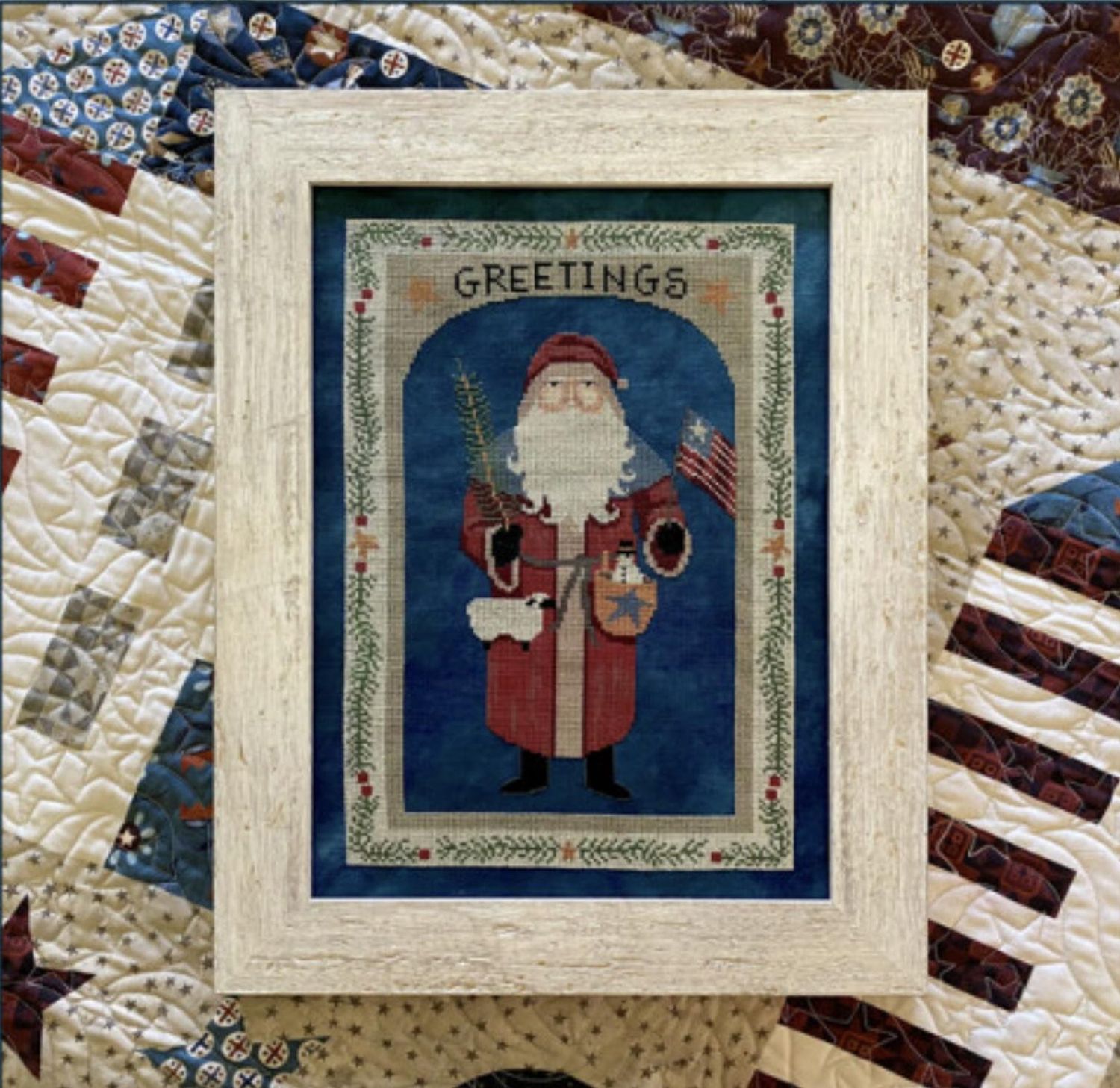 Greetings from St Nick by Teresa Kogut's Creative Whims 2023 Counted cross stitch pattern