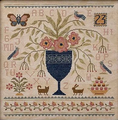 Hello Spring by Teresa Kogut's Creative Whims 2023 Counted cross stitch Sampler Book