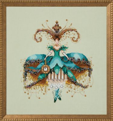 Coco by Mirabilia Design 2026 designer Nora Corbett Counted cross stitch pattern, Embellishment Pack
