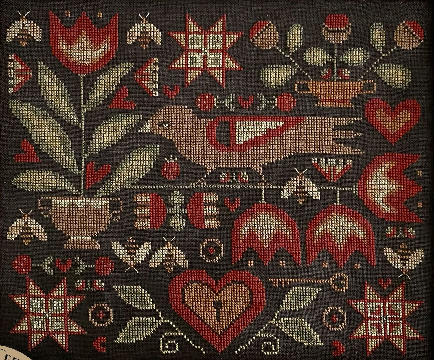 Folkart Garden by Teresa Kogut's Creative Whims 2025 Counted cross stitch pattern