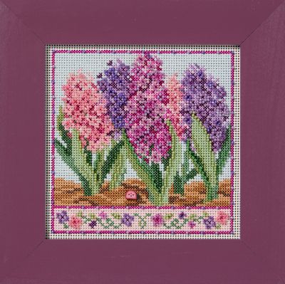 Hyacinths by Mill Hill 2026 Spring Series Buttons and Beads Collection