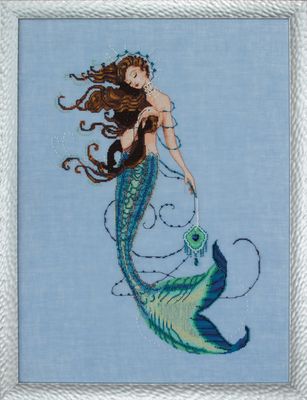 Renaissance Mermaid by Mirabilia Designs 2017 Counted cross stitch pattern, Embellishment Pack
