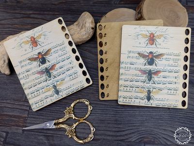 Honey Melody Thread Organizer by Primitive and Wood (P&amp;W) Designer embroidery accessories