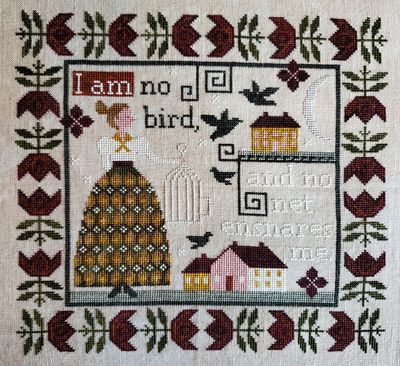 No Net Ensnares Me by The Artsy Housewife 2025 counted cross stich pattern