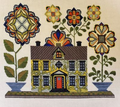 October Blooms by The Artsy Housewife 2024 counted cross stich pattern