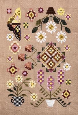 Spring Feels by The Artsy Housewife Exclusive Nashville 2026 Counted cross stich pattern