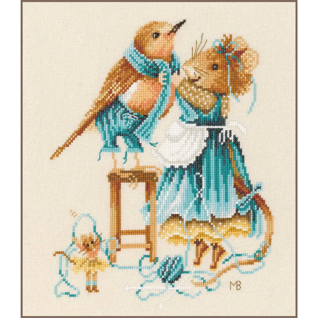 Dressing up with Vera by Lanarte Marjolein Bastin Collection Counted Cross Stitch Kit