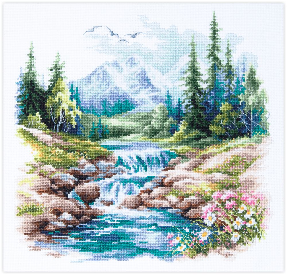 Life Flows by Magic Needle 2025 Counted cross stitch kit