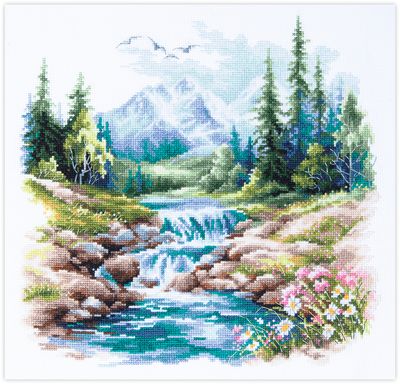 Life Flows by Magic Needle 2025 Counted cross stitch kit