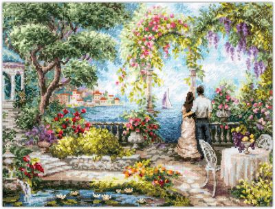 Romantic Story by Magic Needle 2022 Counted cross stitch kit