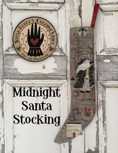 Midnight Santa Stocking by Teresa Kogut's Creative Whims Exclusive Nashville Market 2026 Counted cross stitch Pattern