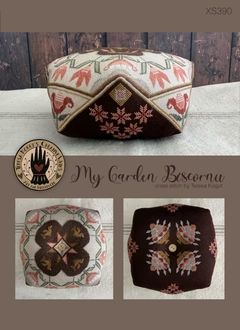 My Garden Biscornu by Teresa Kogut's Creative Whims Exclusive Nashville Market 2026 Counted cross stitch Pattern