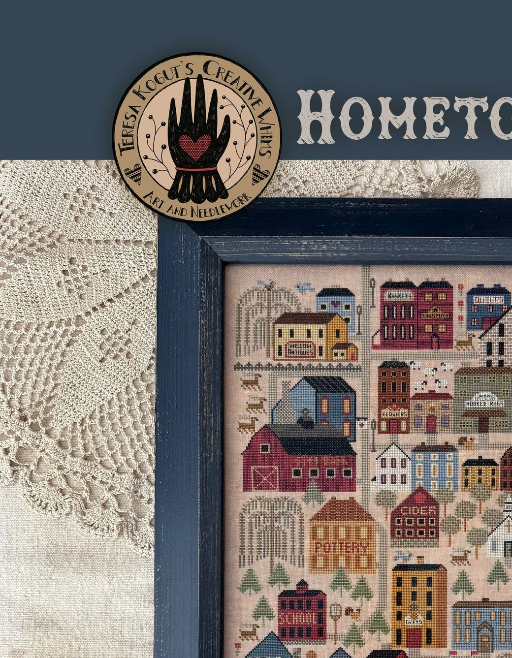 Hometown by Teresa Kogut's Creative Whims Exclusive Nashville Market 2026 Counted cross stitch Pattern