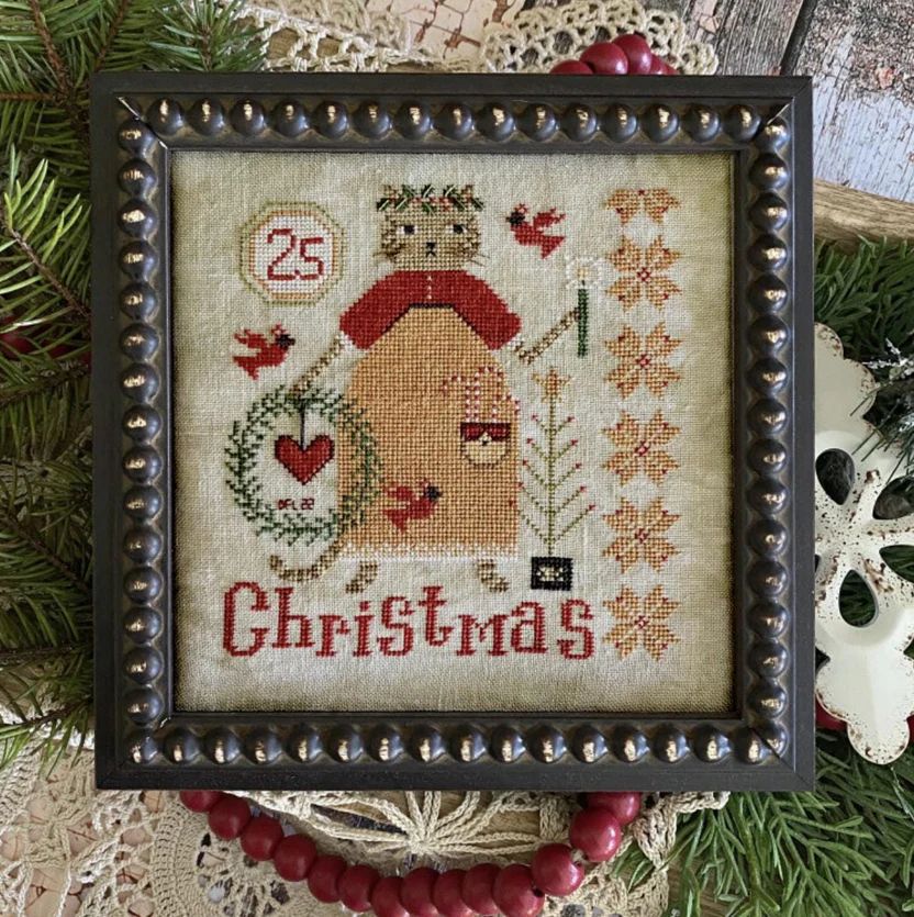 Christmas Kitty by Teresa Kogut's Creative Whims 2024 Counted cross stitch Pattern