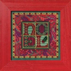 Tapestry Noel by Mill Hill 2012 Winter Series Buttons and Beads Counted cross stitch with beading embroidery kit