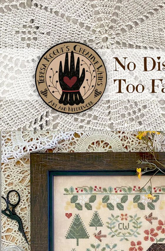 No Distance by Teresa Kogut's Creative Whims Exclusive Nashville Market 2026 Counted cross stitch Pattern