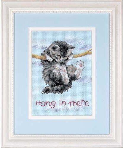 Hang on Kitty by Dimensions 2023 Counted Cross Stitch Kit
