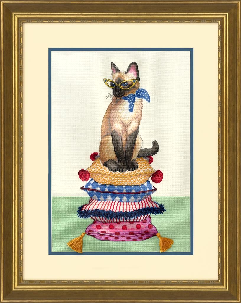 Cat lady by Dimensions 2018 Counted Cross Stitch Kit