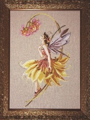 The Petal Fairy by Mirabilia Designs 2004 designer Nora Corbett Counted cross stitch pattern