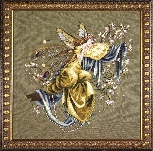 Lilly Of The Woods - The Dreaming Fairy by Mirabilia Designs 2004 Counted cross stitch pattern