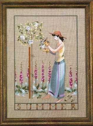 Summer In My Garden by Mirabilia Designs 2000 Counted cross stitch pattern